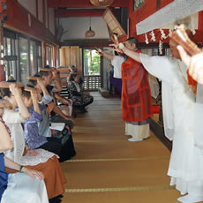 出仕の修法師全員で加持祈祷